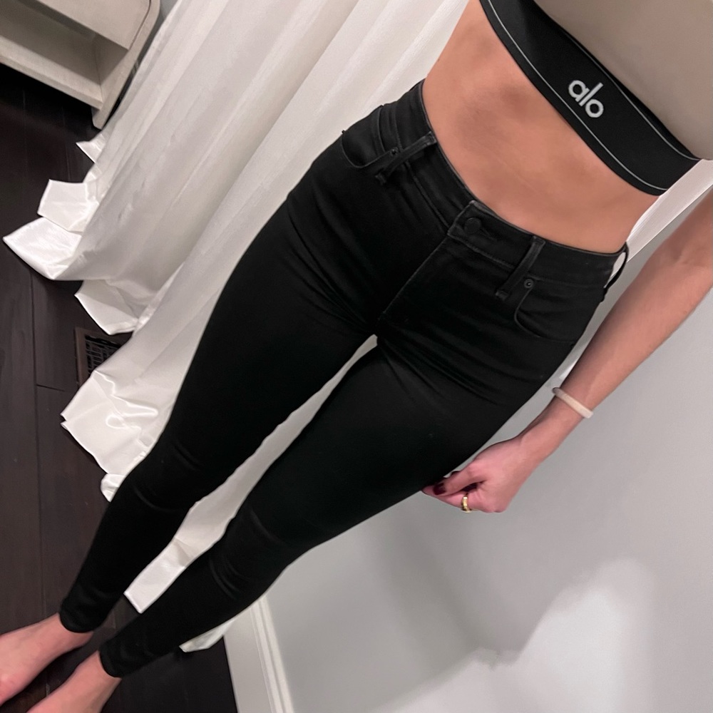 Abercrombie Simone high rise super skinny jeans